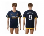 Los Angeles Galaxy #8 Gerrard Away Soccer Club Jersey 3