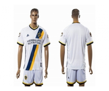 Los Angeles Galaxy Blank White Home Soccer Club Jersey