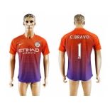 Manchester City #1 C.Bravo Sec Away Soccer Club Jersey1