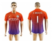 Manchester City #1 C.Bravo Sec Away Soccer Club Jersey1