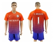 Manchester City #1 C.Bravo Sec Away Soccer Club Jersey