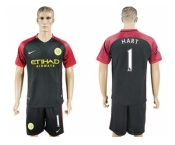 Manchester City #1 Hart Away Soccer Club Jersey