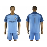 Manchester City #1 Hart Home Soccer Club Jersey1