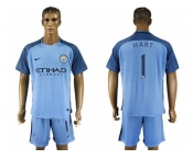 Manchester City #1 Hart Home Soccer Club Jersey1