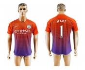 Manchester City #1 Hart Sec Away Soccer Club Jersey1