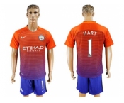 Manchester City #1 Hart Sec Away Soccer Club Jersey