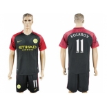 Manchester City #13 Caballero Away Soccer Club Jersey1