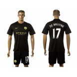 Manchester City #17 De Bruyne Away Soccer Club Jersey2