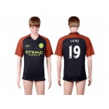 Manchester City #19 Sane Away Soccer Club Jersey1