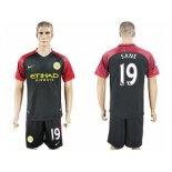 Manchester City #19 Sane Away Soccer Club Jersey