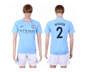 Manchester City #2 Walker Home Soccer Club Jersey