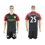 Manchester City #25 Fernandinho Away Soccer Club Jersey