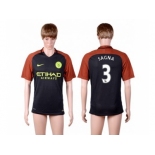 Manchester City #3 Sagna Away Soccer Club Jersey1