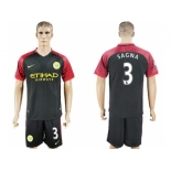 Manchester City #3 Sagna Away Soccer Club Jersey