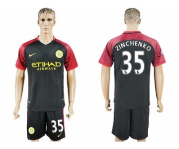 Manchester City #35 Zinchenko Away Soccer Club Jersey