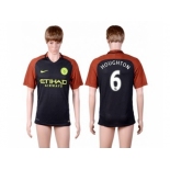 Manchester City #6 Houghton Away Soccer Club Jersey