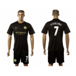 Manchester City #7 Sterling Away Soccer Club Jersey2