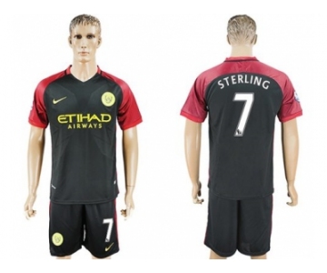 Manchester City #7 Sterling Away Soccer Club Jersey