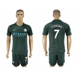 Manchester City #7 Sterling Sec Away Soccer Club Jersey