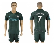 Manchester City #7 Sterling Sec Away Soccer Club Jersey