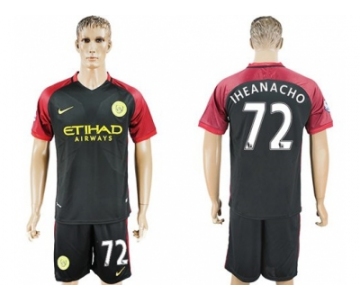 Manchester City #72 Iheanacho Away Soccer Club Jersey