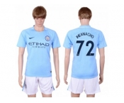 Manchester City #72 Iheanacho Home Soccer Club Jersey