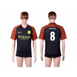 Manchester City #8 Nasri Away Soccer Club Jersey1