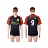 Manchester City #9 Duggan Away Soccer Club Jersey