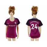 Women Manchester City #24 Adarabioyo Away Soccer Club Jersey