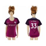 Women Manchester City #33 G.Jesus Away Soccer Club Jersey