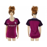 Women Manchester City Blank Away Soccer Club Jersey