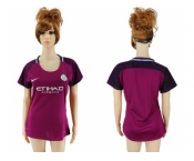 Women Manchester City Blank Away Soccer Club Jersey