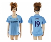 Women's Manchester City #19 Sane Home Soccer Club Jersey