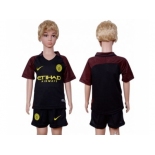 Manchester City Blank Away Kid Soccer Club Jersey