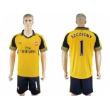 Arsenal #1 Szczesny Away Soccer Club Jersey