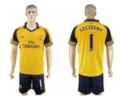 Arsenal #1 Szczesny Away Soccer Club Jersey