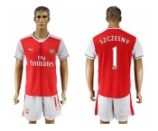 Arsenal #1 Szczesny Home Soccer Club Jersey