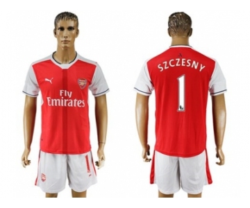 Arsenal #1 Szczesny Home Soccer Club Jersey