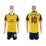 Arsenal #10 Wilshere Away Soccer Club Jersey