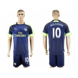 Arsenal #10 Wilshere Sec Away Soccer Club Jersey