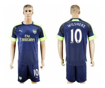 Arsenal #10 Wilshere Sec Away Soccer Club Jersey