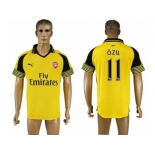 Arsenal #11 Ozil Away Soccer Club Jersey1