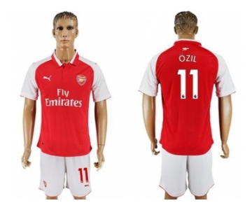 Arsenal #11 Ozil Home Soccer Club Jersey