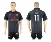 Arsenal #11 Ozil Sec Away Soccer Club Jersey