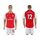 Arsenal #12 Giroud Home Soccer Club Jersey