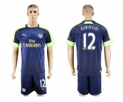 Arsenal #12 Giroud Sec Away Soccer Club Jersey2