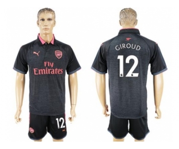 Arsenal #12 Giroud Sec Away Soccer Club Jersey