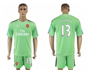 Arsenal #13 Ospina Green Goalkeeper Soccer Club Jersey