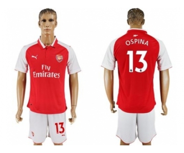 Arsenal #13 Ospina Home Soccer Club Jersey