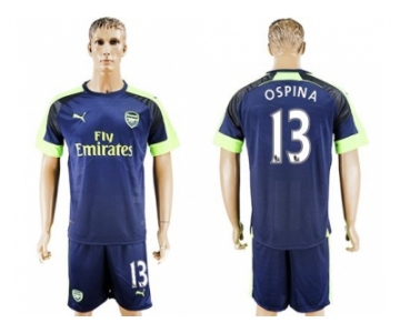 Arsenal #13 Ospina Sec Away Soccer Club Jersey2